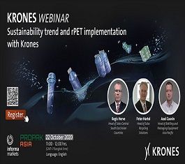 Krones webinar on sustainability and rPET