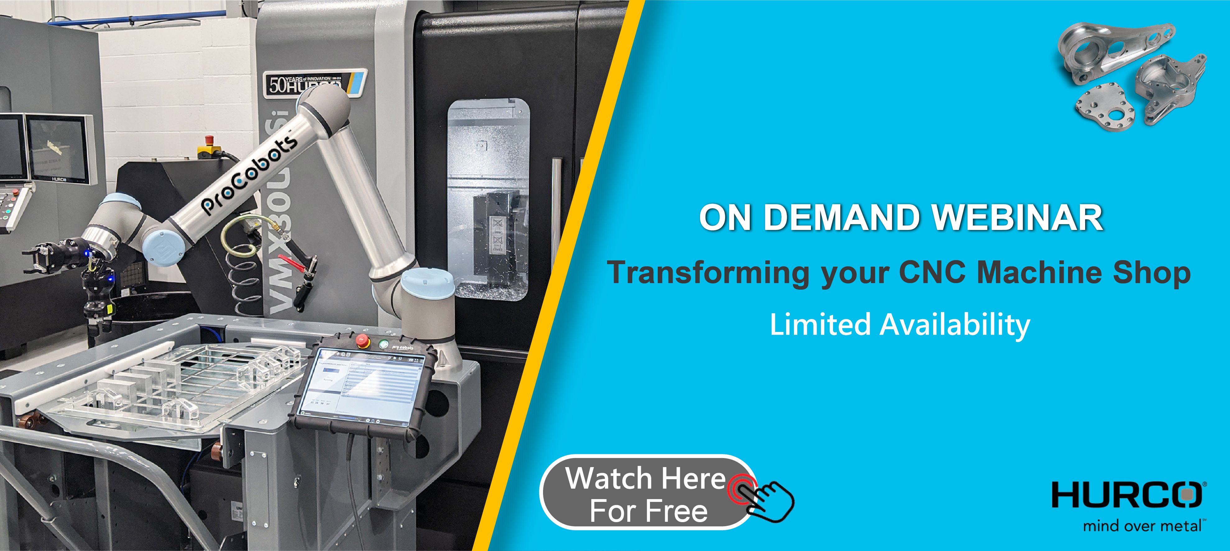 Watch Hurco Webinar on Demand