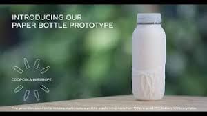 Coca-Cola's paper bottle a new sustainable option