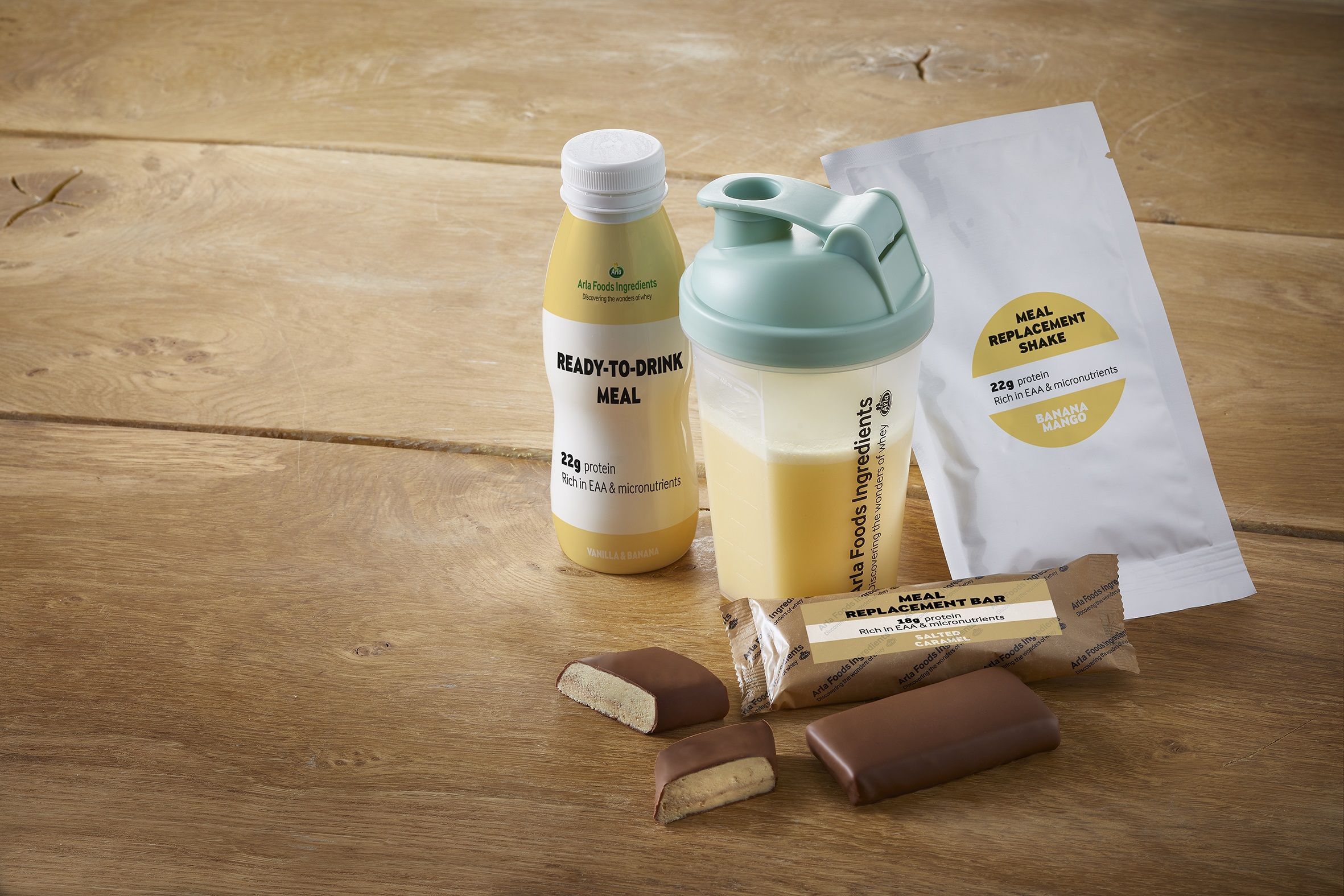 Whey protein and casein star in new meal replacement concept