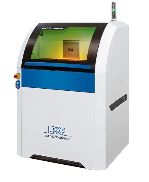 Laser processing of metal-plated brittle GaN ceramic substrates