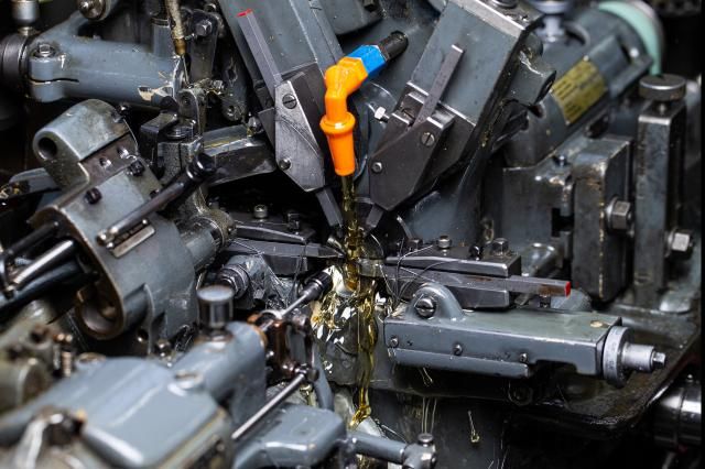 Machining in large-sale production