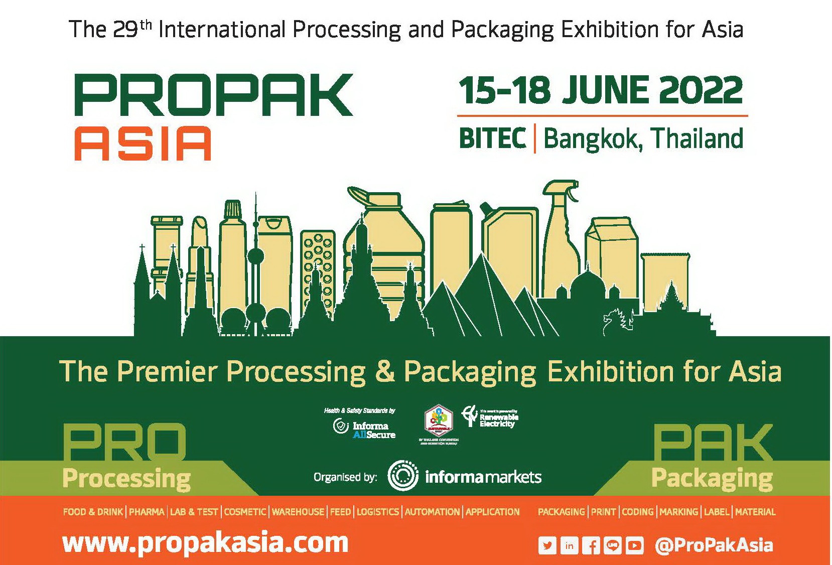 ProPak Asia to be held in June 2022