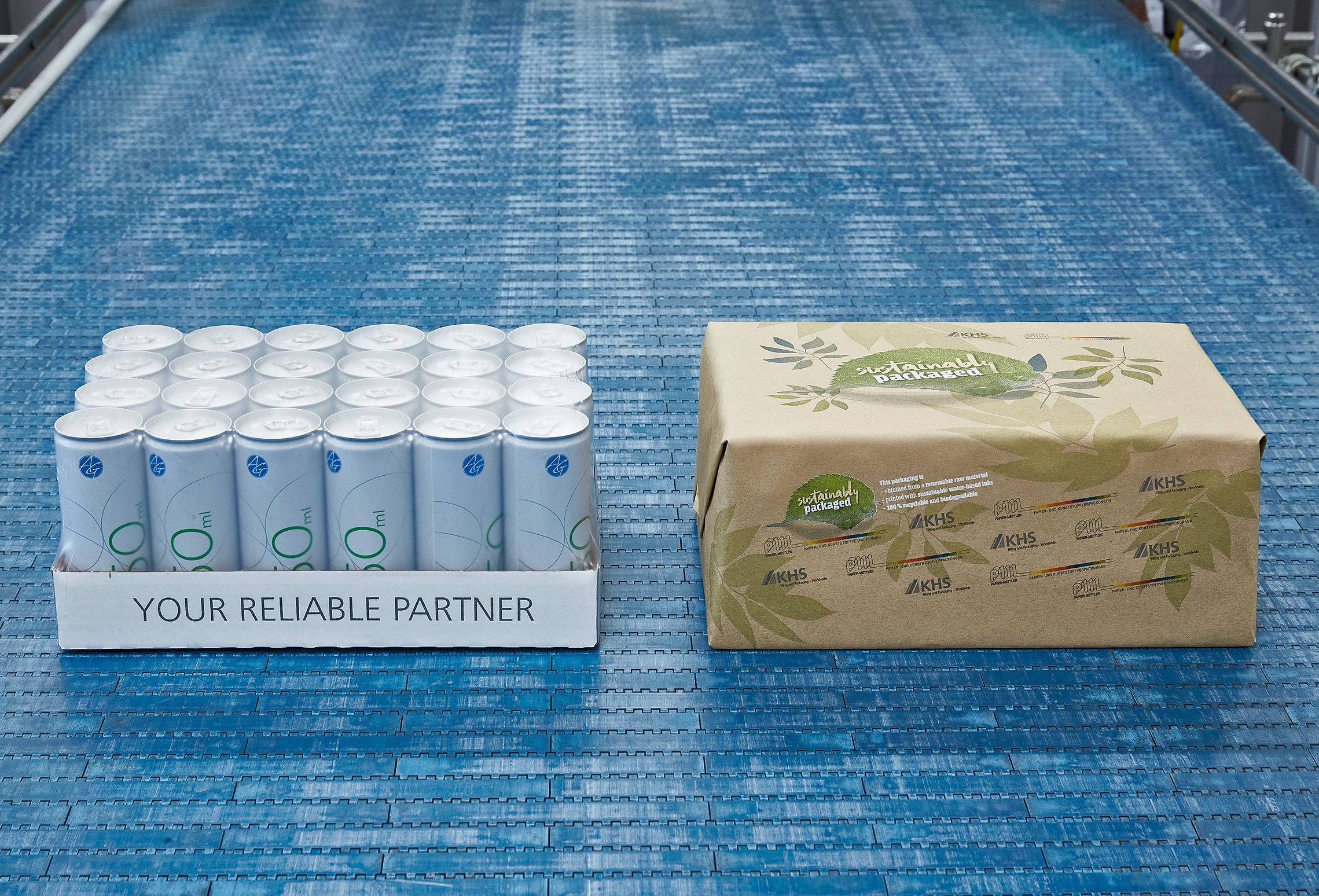 Paper wrapper: Simple retrofits on existing KHS packaging machines