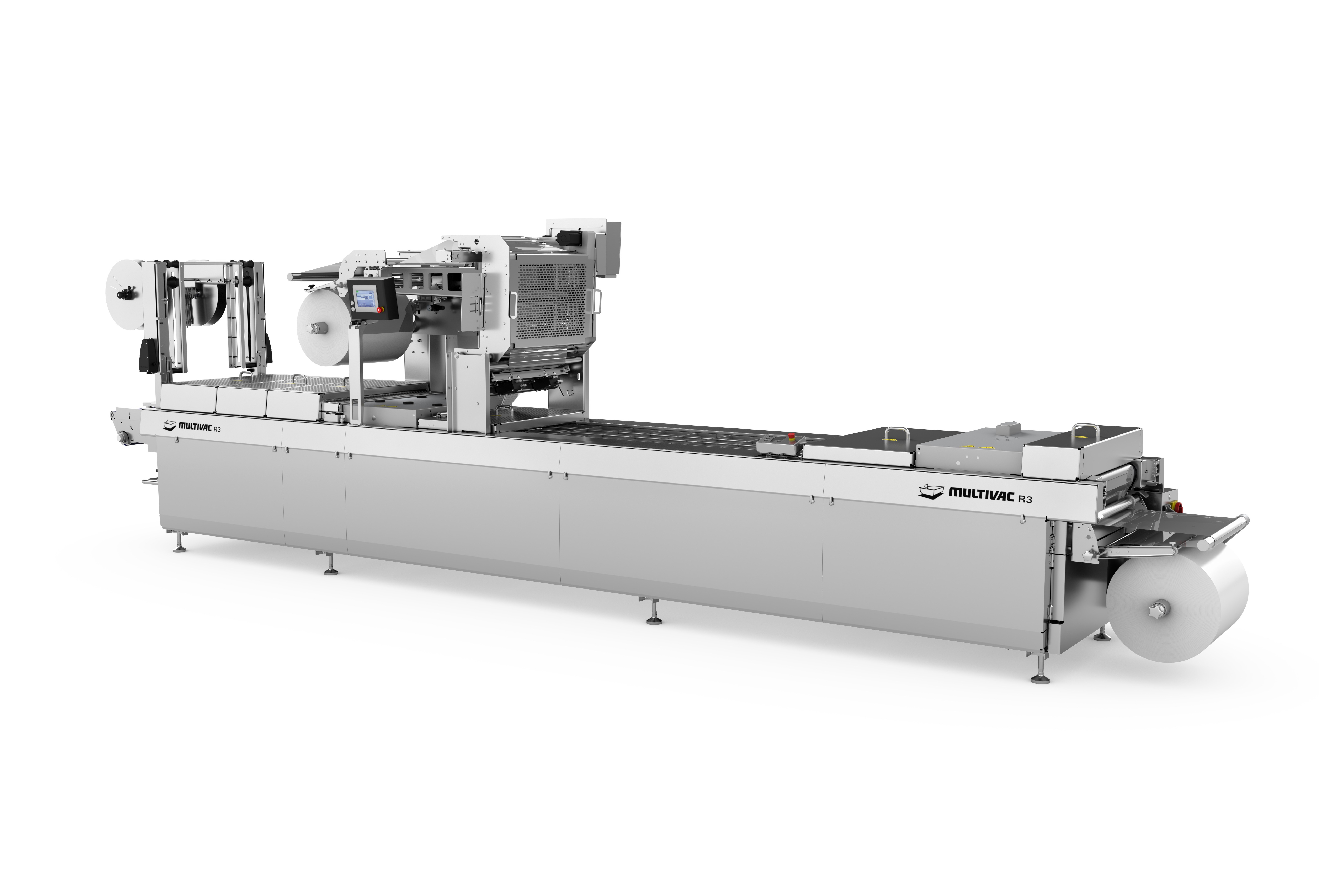 Thermoforming machine with new design features