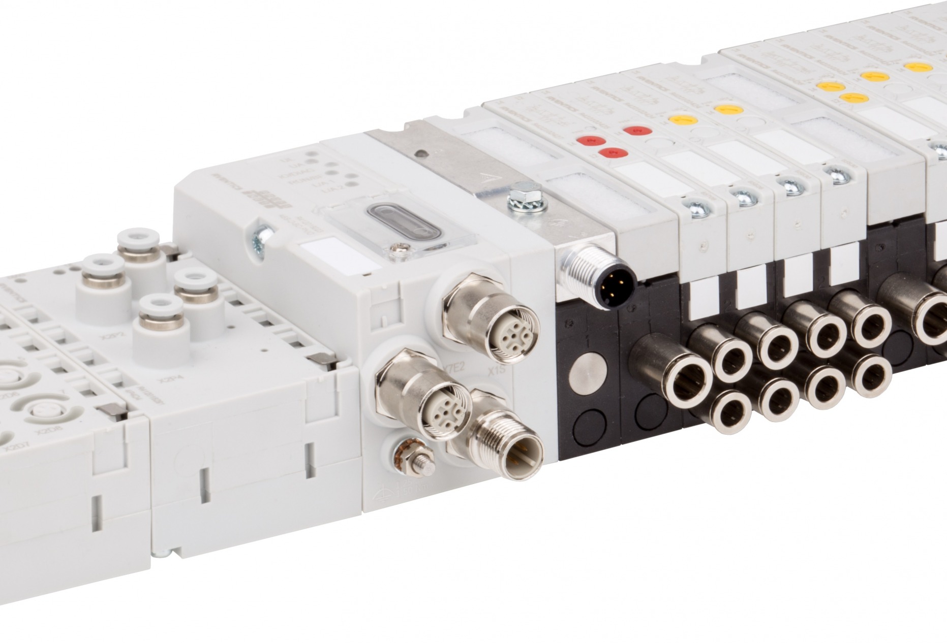 Pneumatic valve system with open platform communications unified structure