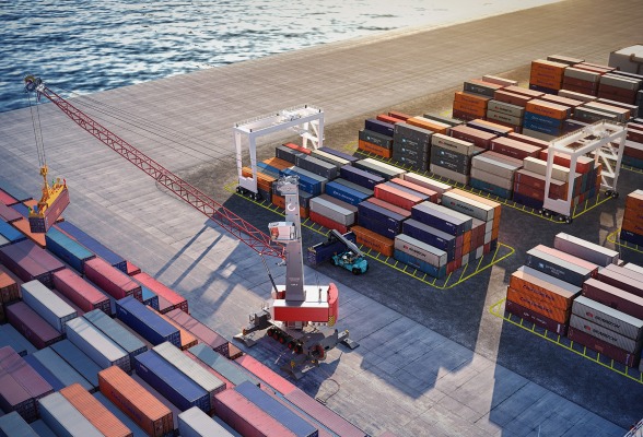 Konecranes puts the battery in big container handling machines