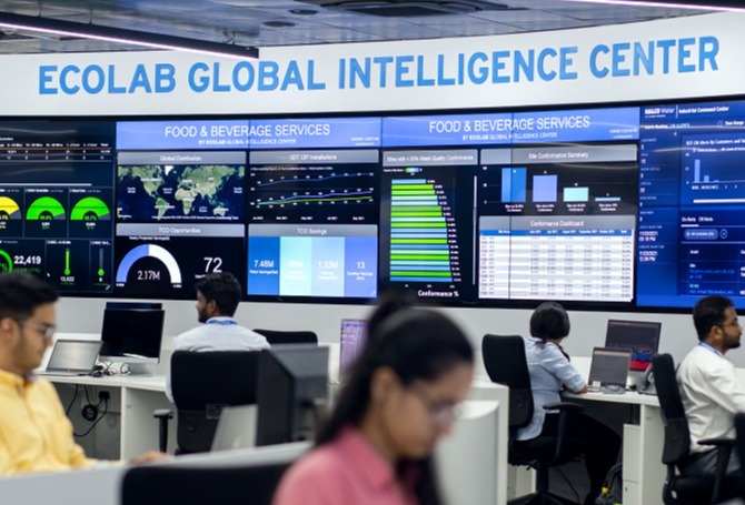 Ecolab Global Intelligence Center to help companies enhance data-driven performance and sustainability