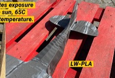 Lightweight PLA high-temperature 3D filament