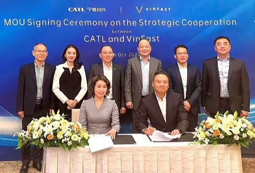 Catl, Vinfast to promote global e-mobility
