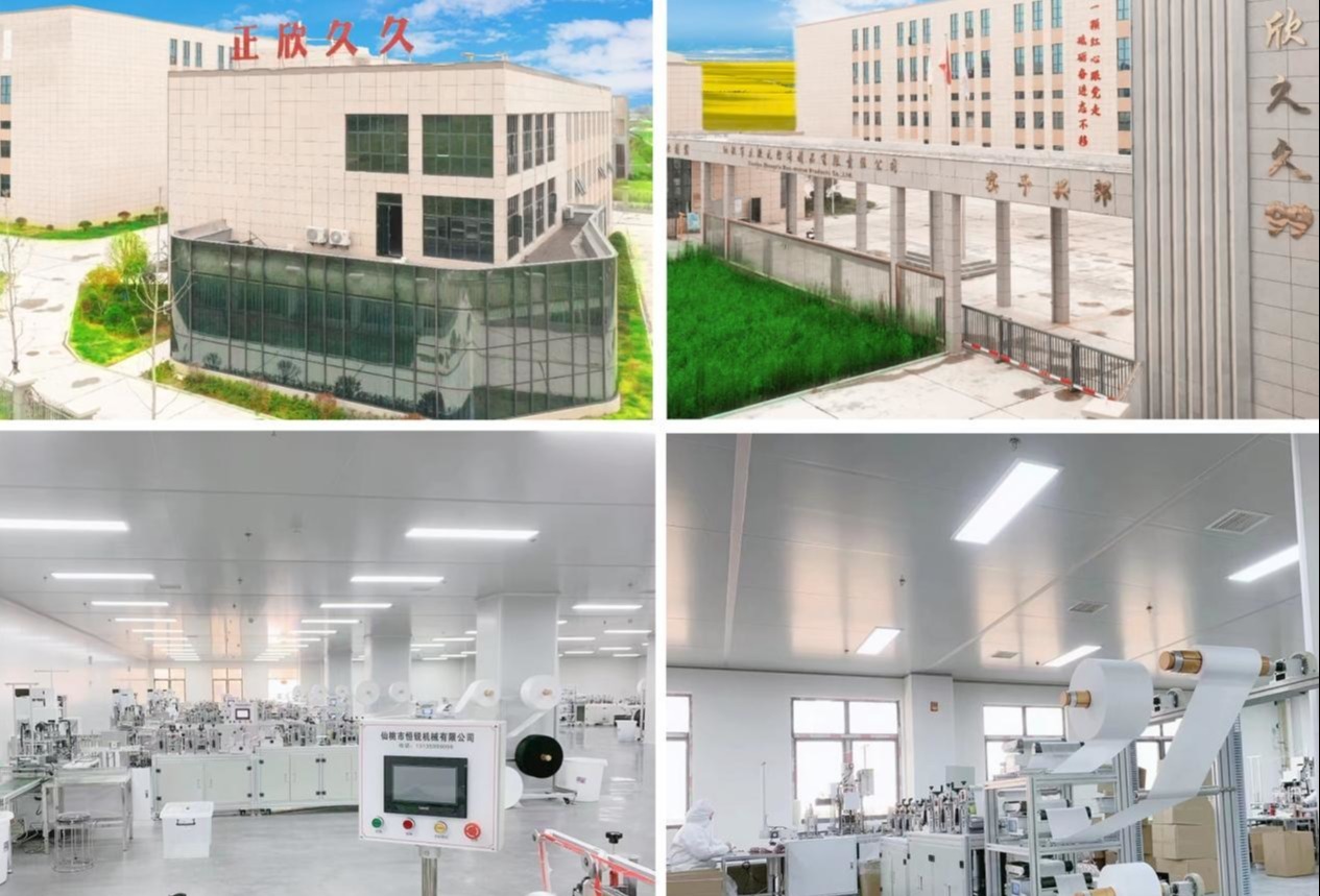 A fully automated mask production line to reduce pollution