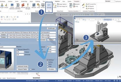 Simulate the entire machining process with the click of a button