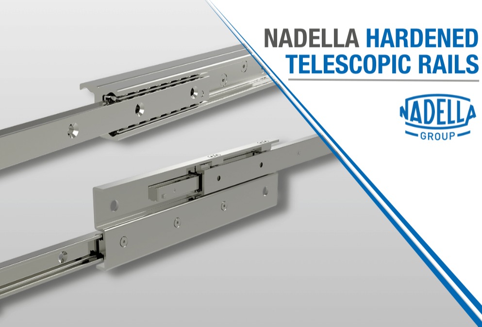 Hardened telescopic rails