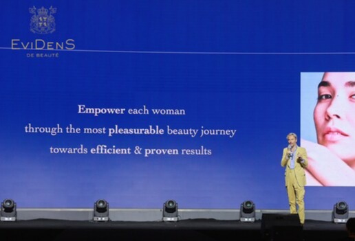EviDenS de Beauté presents skin care brand in China