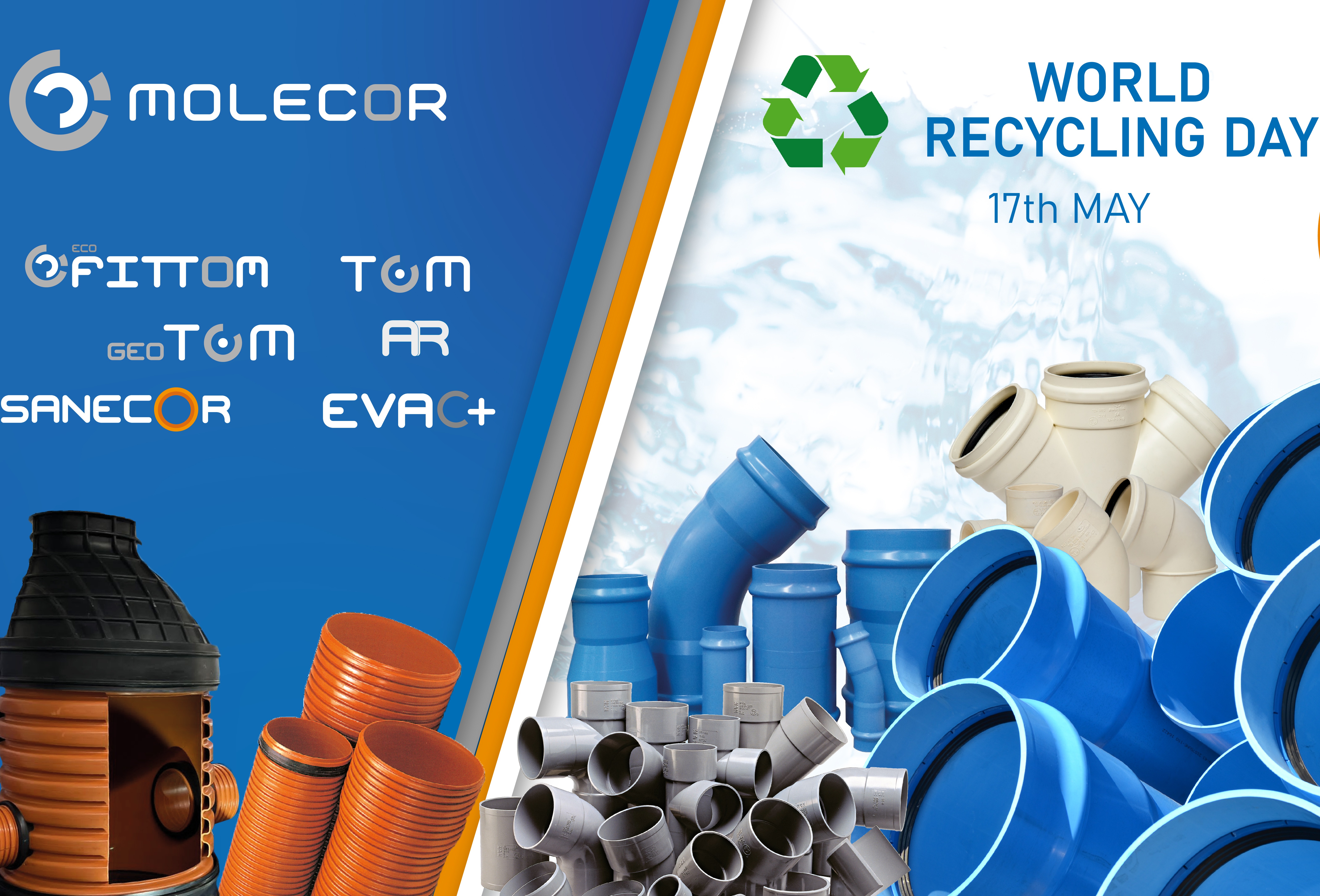 Molecor celebrated world recycling day through eco-designed products