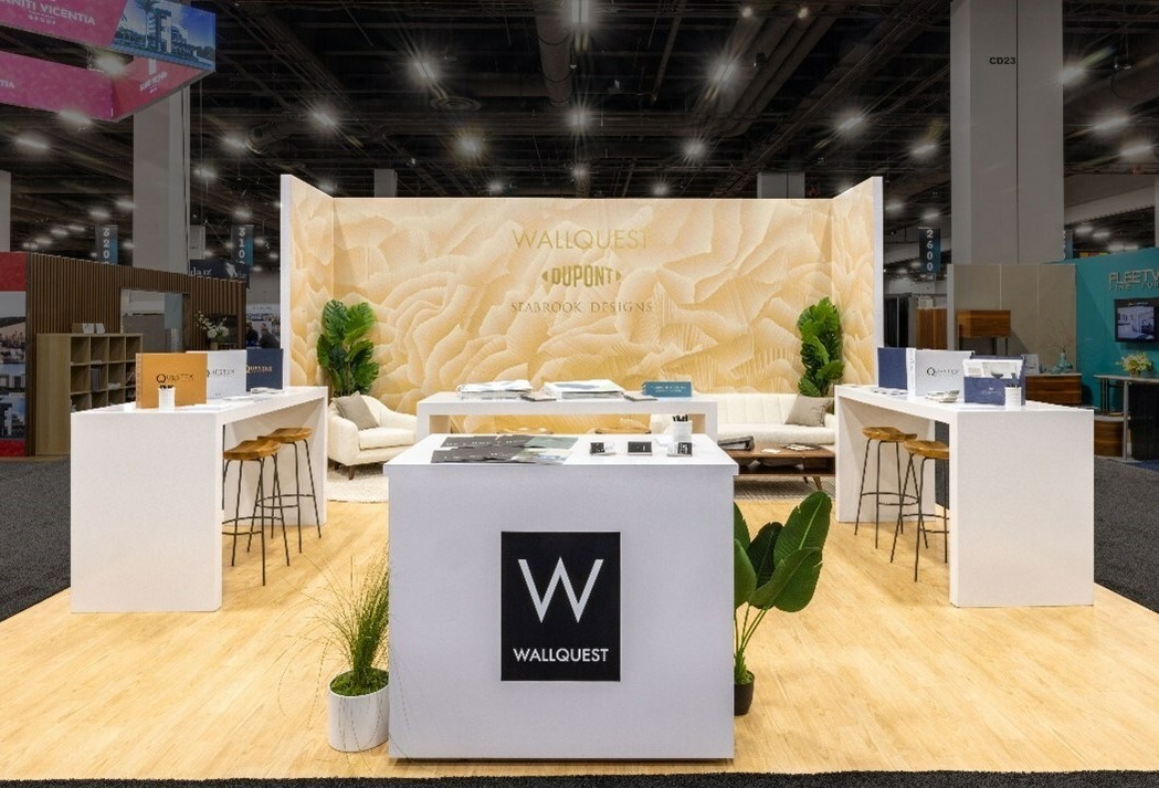 Custom wallcoverings presented at HD Expo in Las Vegas