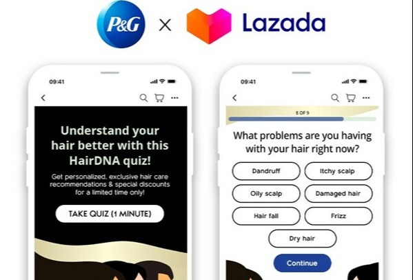 P&G and Lazada launch personalised haircare microsite