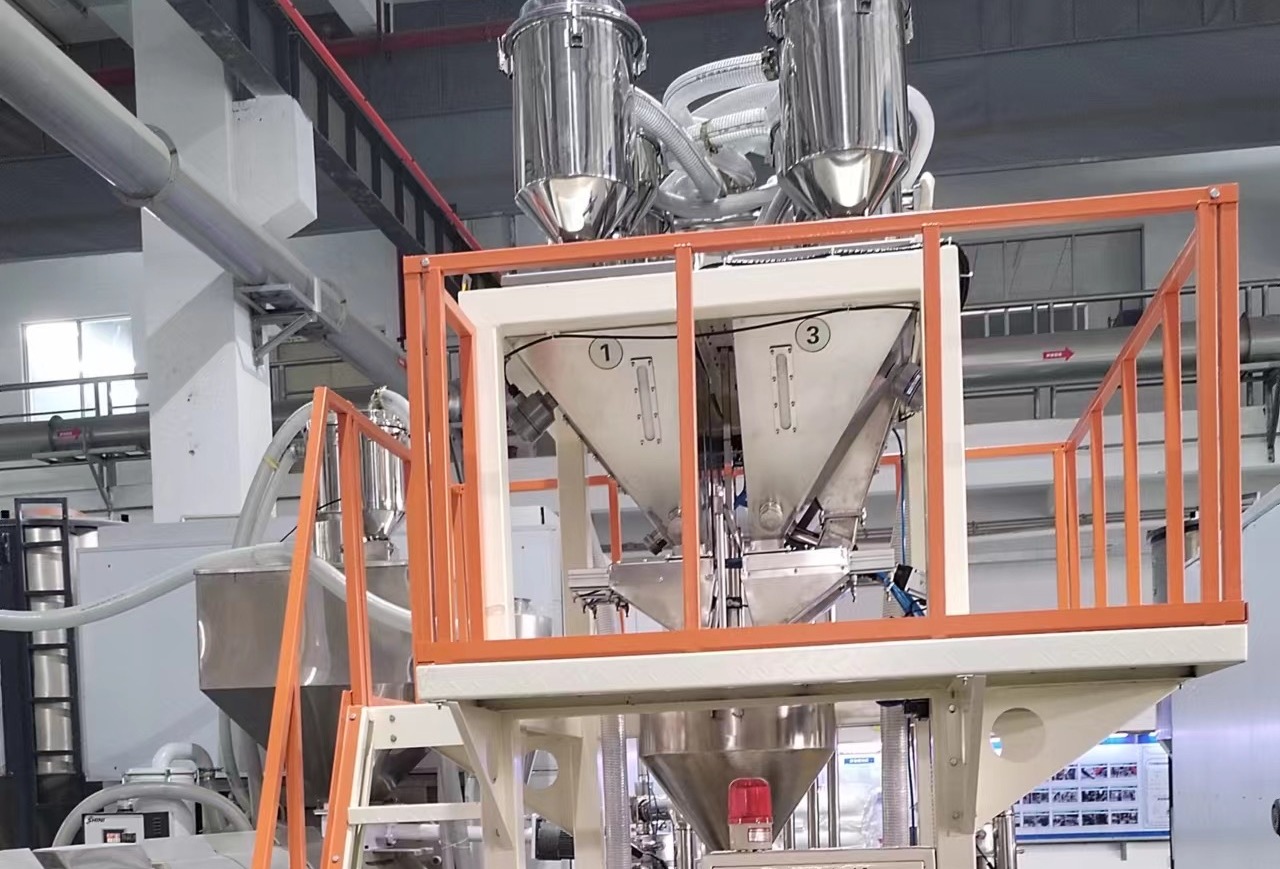 Peripheral machinery for plastic production
