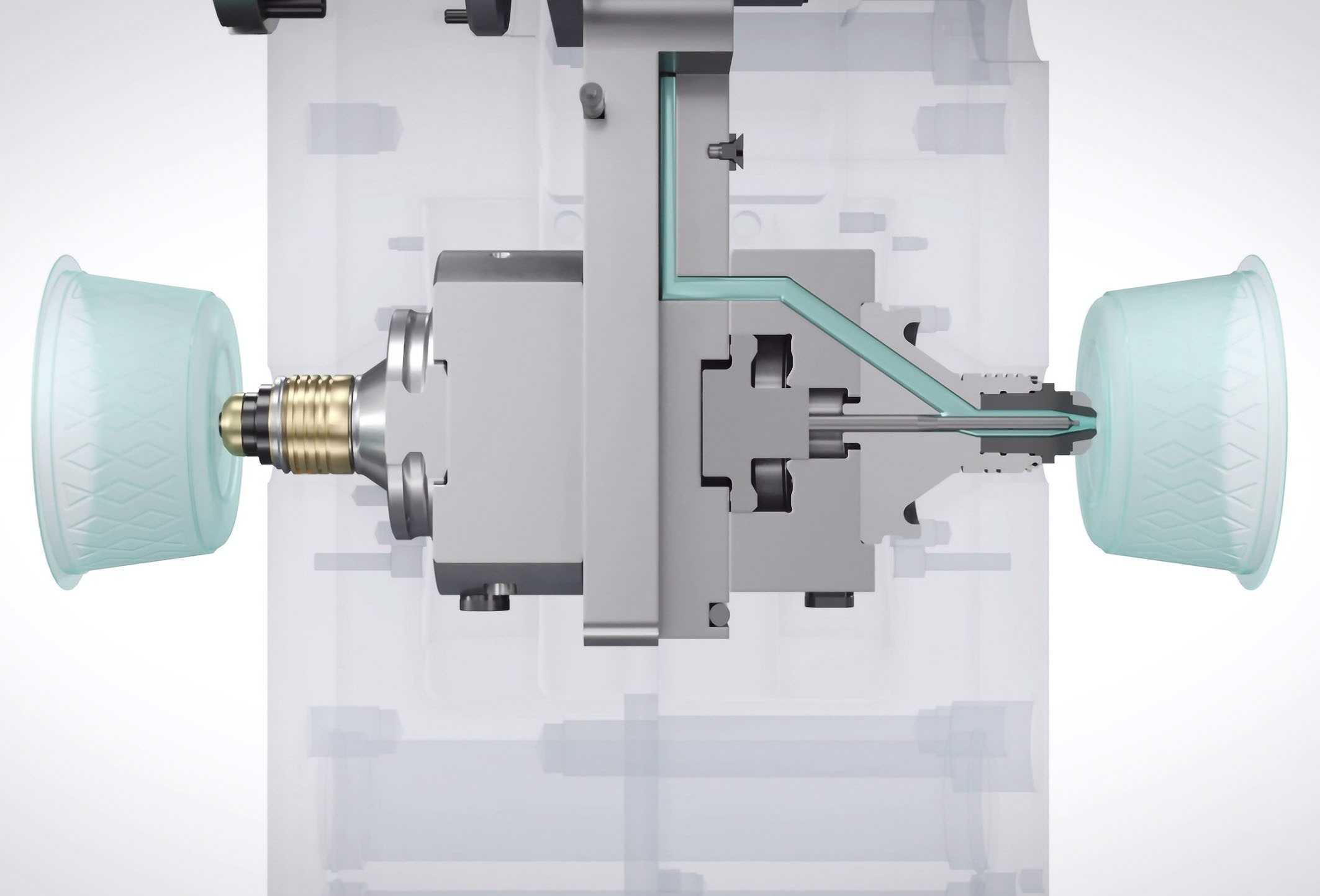 Innovative compact stack mold engineered for thin wall packaging