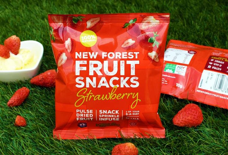Recent packaging solution for 'plant to packet' sustainable dried strawberries