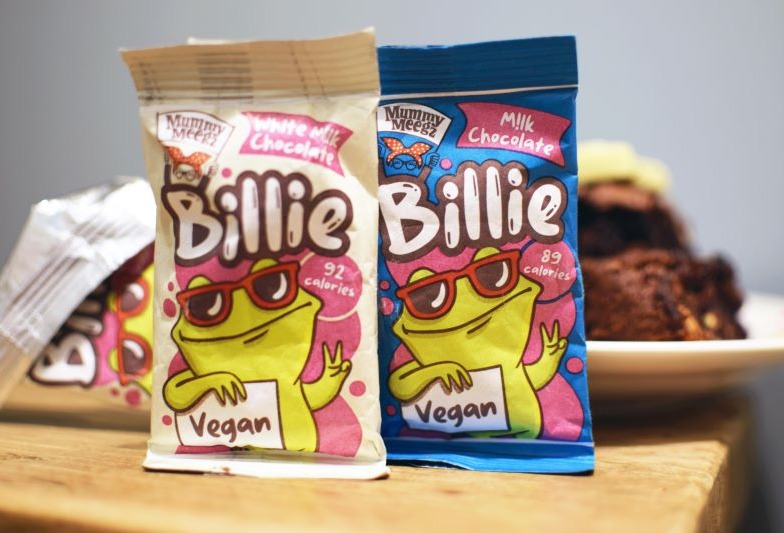 Compostable packaging for vegan chocolate brand